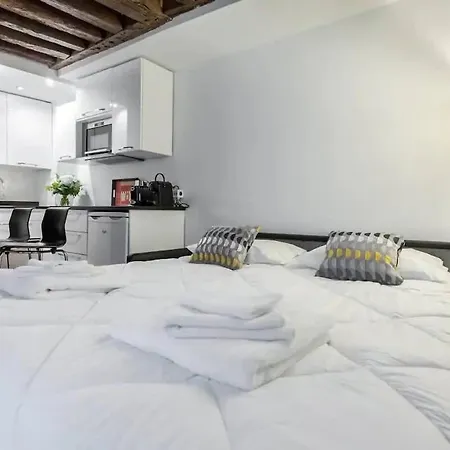 Chic Marais Retreat Steps To Cafes & Notre Dame *