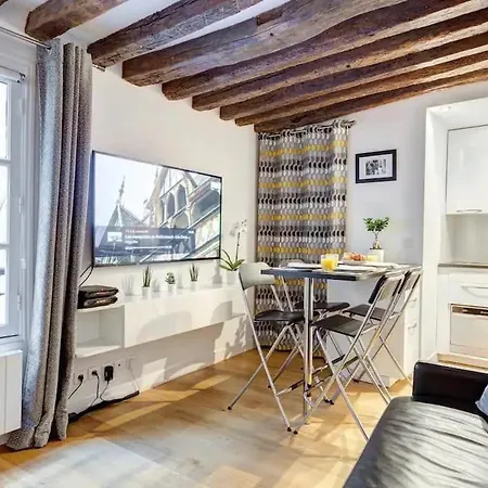 Chic Marais Retreat Steps To Cafes & Notre Dame